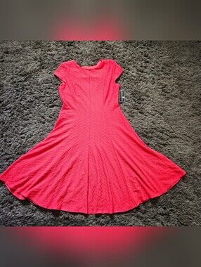 Vintage y2k Jessica Howard Missys nwt Red Dress size 12. The dress features a ge